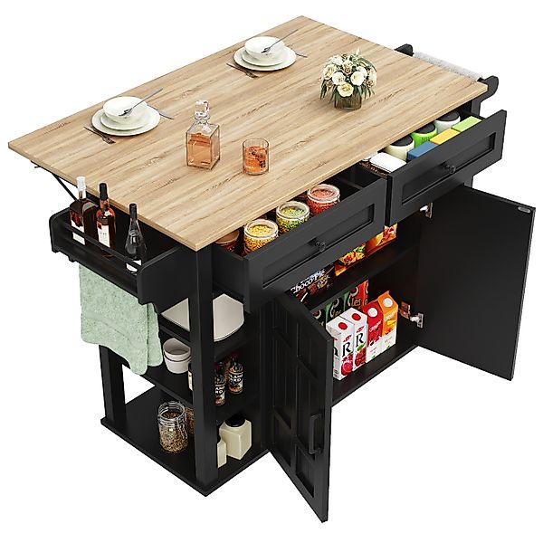 MODFU Küchenwagen Multifunktionale Kücheninsel,Buffetschrank, (Gesamtmaße ( günstig online kaufen