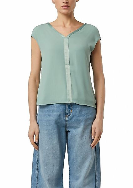 Comma Kurzarmshirt mit Viskose günstig online kaufen