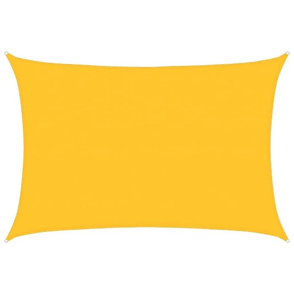 vidaXL Sonnensegel 160 g/m² Rechteckig Gelb 4x5 m HDPE 311573 günstig online kaufen