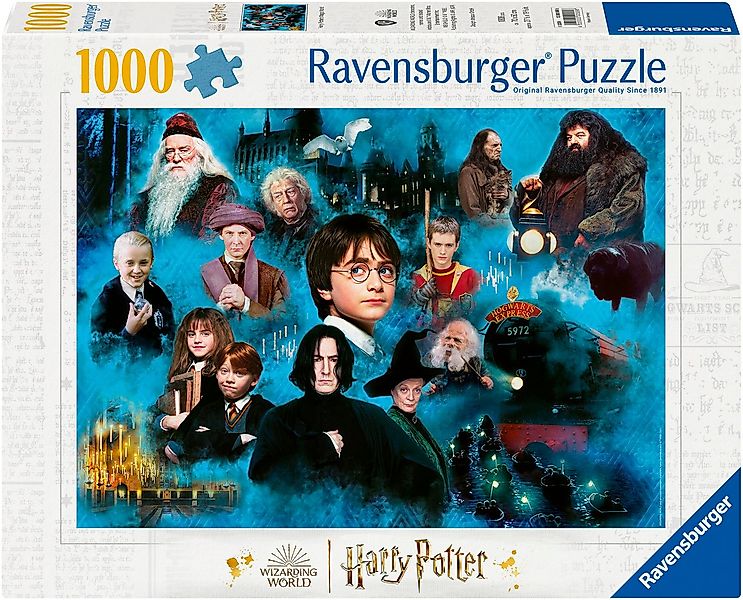 Ravensburger Puzzle Harry Potters magische Welt, 1000 Puzzleteile, Made in günstig online kaufen