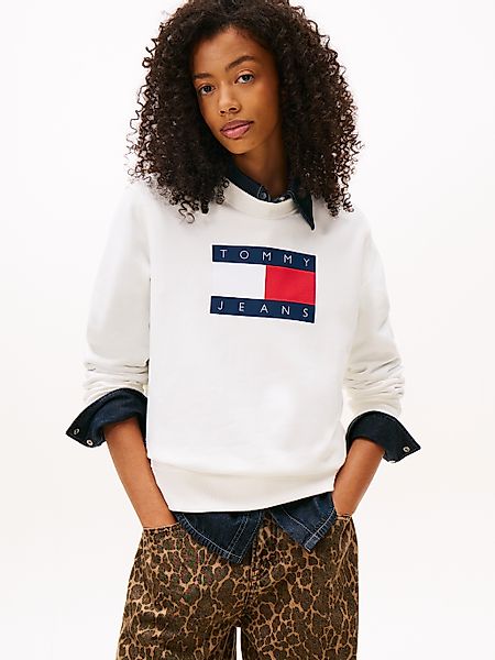 Tommy Jeans Sweatshirt "TJW REG TJ FLAG CREW" günstig online kaufen