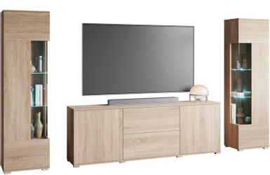 INOSIGN Wohnwand KENIA, (Komplett-Set, 3-St), Vitrinen günstig online kaufen