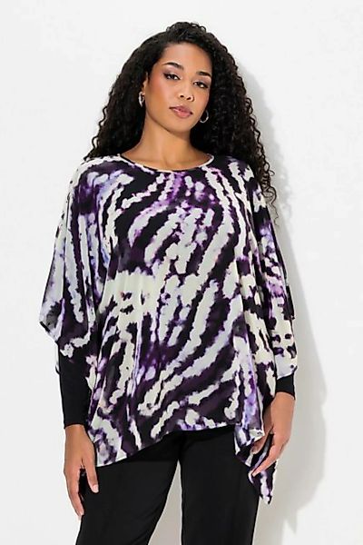 Ulla Popken Tunika Tunika doppellagig Oversized Rundhals 3/4-Arm günstig online kaufen