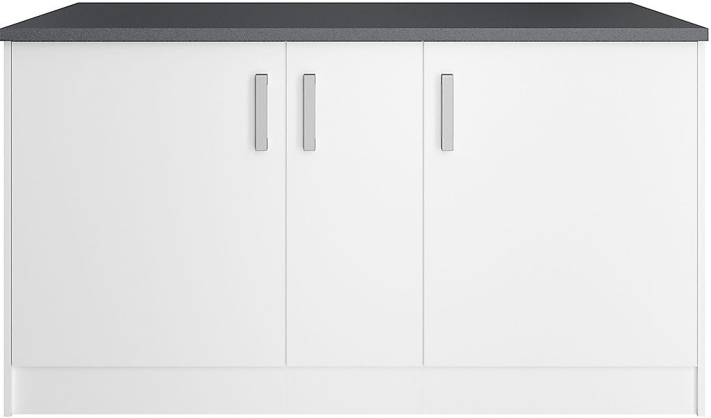 KOCHSTATION Kücheninsel "KS-Toronto" Breite 153 cm, MDF-Fronten, Flaschenre günstig online kaufen