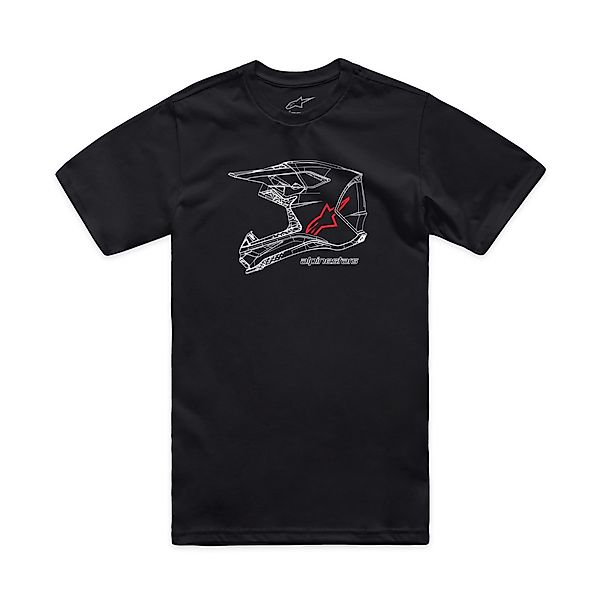 Alpinestars T-Shirt "MX Helmet" Schwarz günstig online kaufen