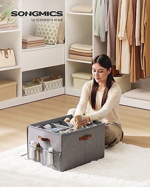 SONGMICS Aufbewahrungsbox Schuh-Organizer aus Stoff, Schuh-Organizer, günstig online kaufen