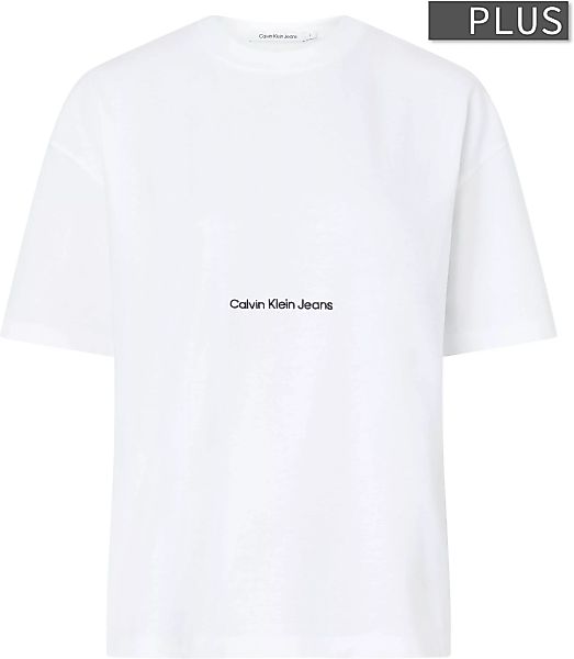 Calvin Klein Jeans Plus T-Shirt mit Rundhalsausschnitt günstig online kaufen