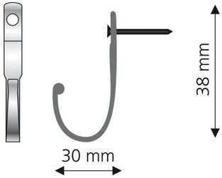 Liedeco Zierhaken für Vorhänge günstig online kaufen