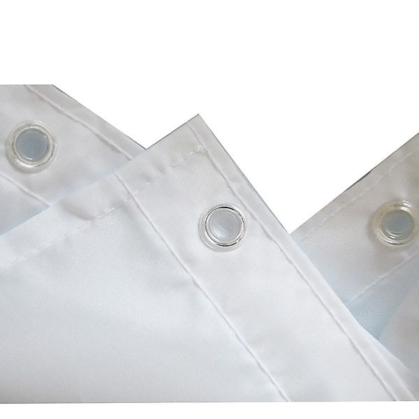 Ekershop Duschvorhang Textil "Wassertropfen Blau" Regen günstig online kaufen