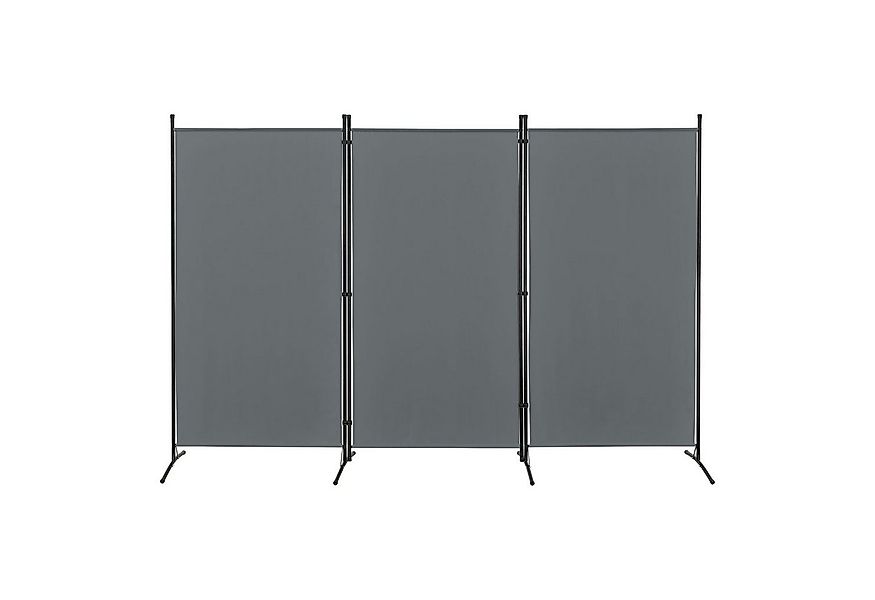 en.casa Paravent, »Teruel« Sichtschutz 260x176cm Dunkelgrau günstig online kaufen