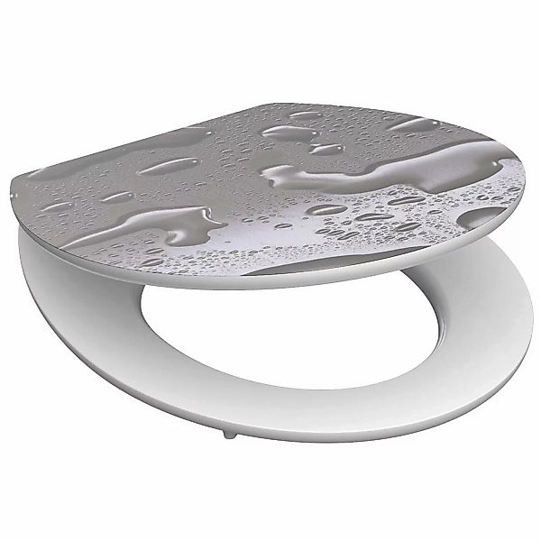 Schütte WC-Sitz Grey Steel Holzkern mit Absenkautomatik günstig online kaufen