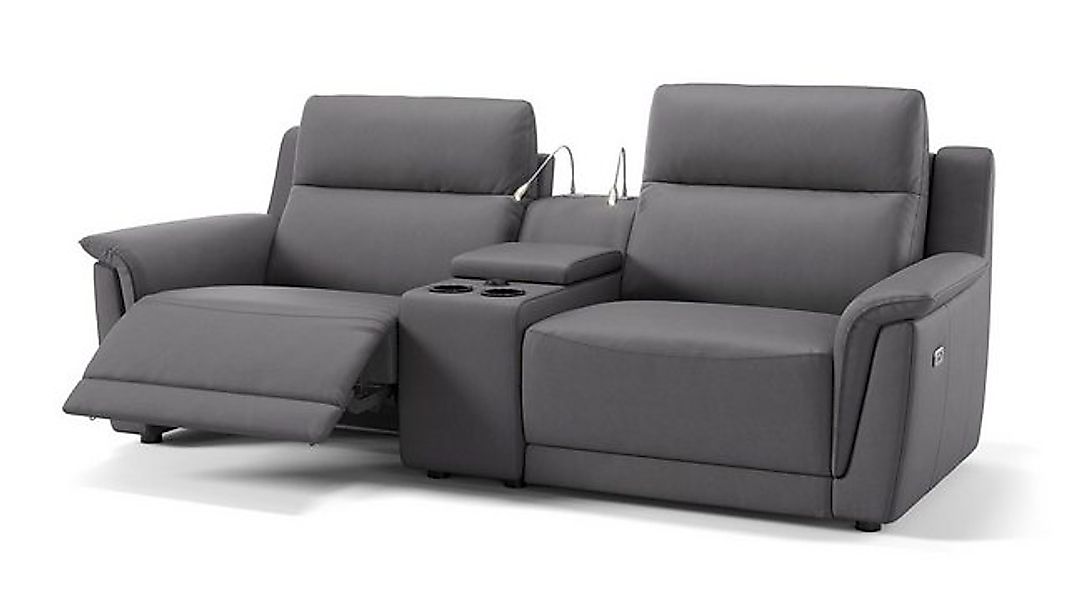 Sofanella 2-Sitzer Leder MALITO, Heimkinosofa, Kinocouch, Funktionssofa, Ki günstig online kaufen