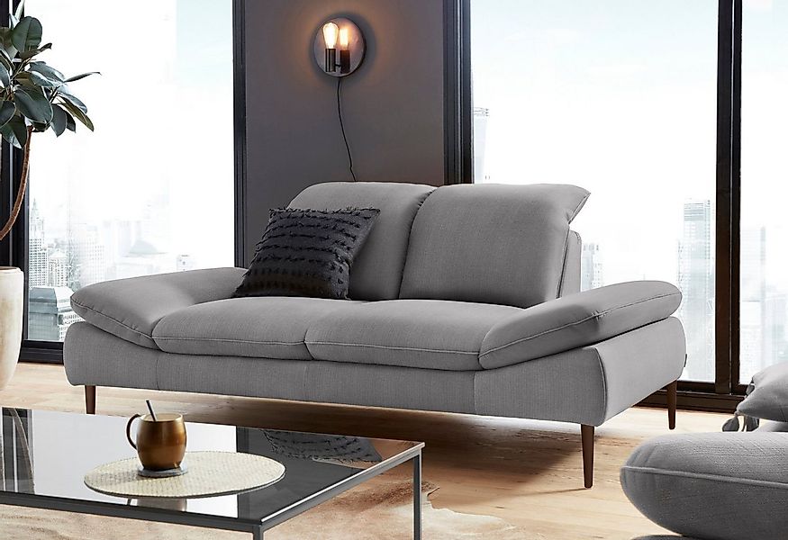 W.SCHILLIG 2-Sitzer "enjoy&MORE", Sitztiefenverstellung, Füße bronze pulver günstig online kaufen