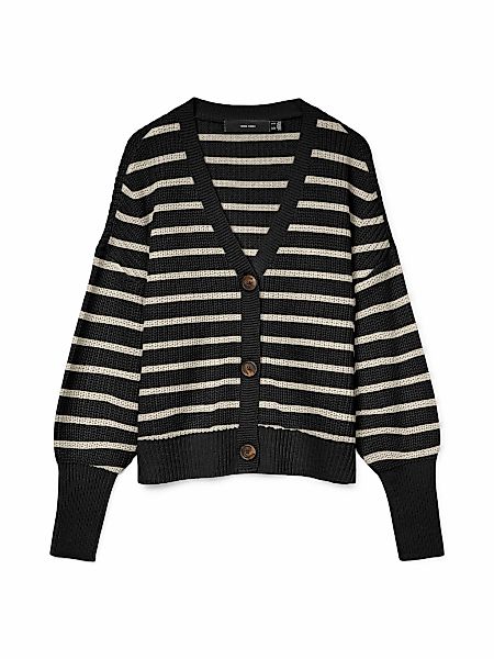Vero Moda Strickjacke "VMLEA LS V-NECK CUFF CARDIGAN NOOS", mit Knopfleiste günstig online kaufen