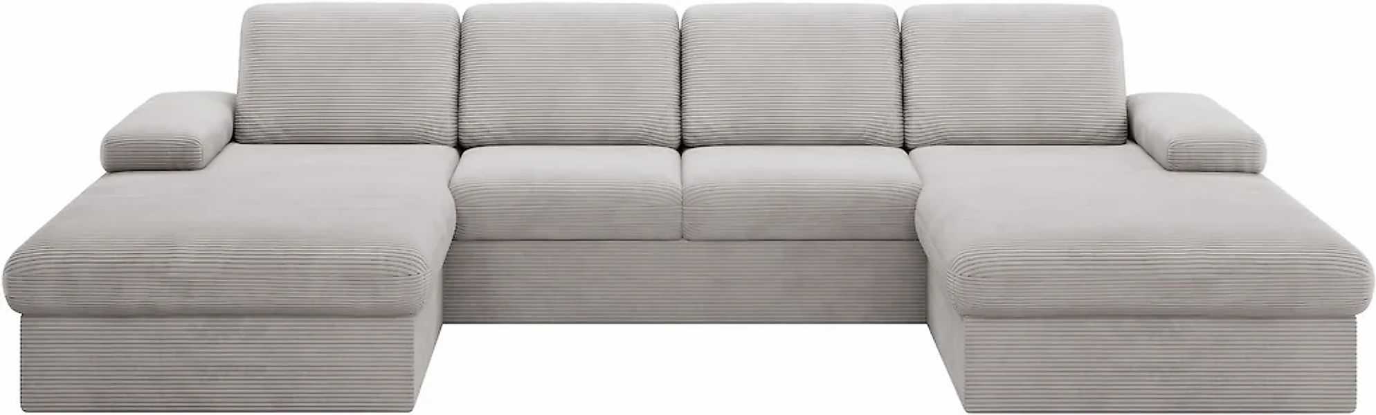 sit&more Wohnlandschaft "Moreno U-Form, B: 309 cm" mit Armteilverstellung, günstig online kaufen