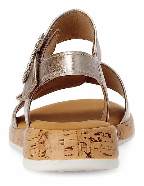 Gabor RHODOS Keilsandalette, Riemchensandale, Komfortschuh, Sommerschuh günstig online kaufen