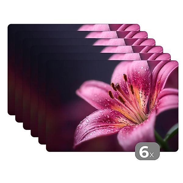 MuchoWow Platzset Rosa - Lilie - günstig online kaufen