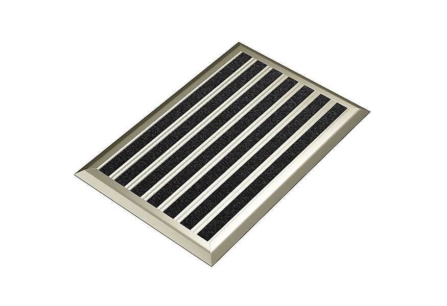 WEST & EAST Fußmatte Aluminum Fußabtreter außen, Schmutzfangmatte Außenbere günstig online kaufen
