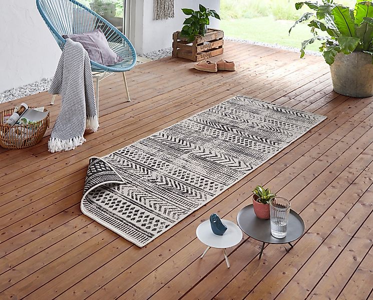 NORTHRUGS Teppich »BIRI Wendeteppich«, rechteckig, 5 mm Höhe, In-& Outdoor, günstig online kaufen