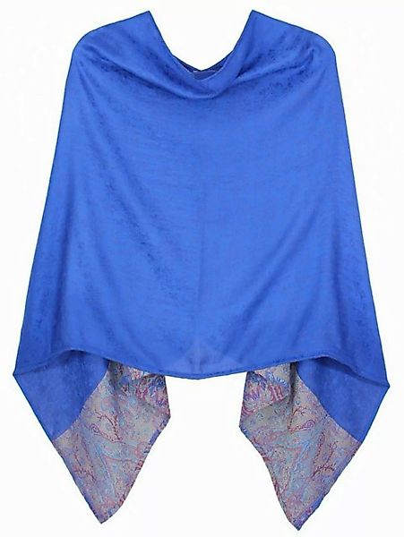 dy_mode Blusenponcho Eleganter Damen Poncho Geblümt Leichter Cape Sommerpon günstig online kaufen