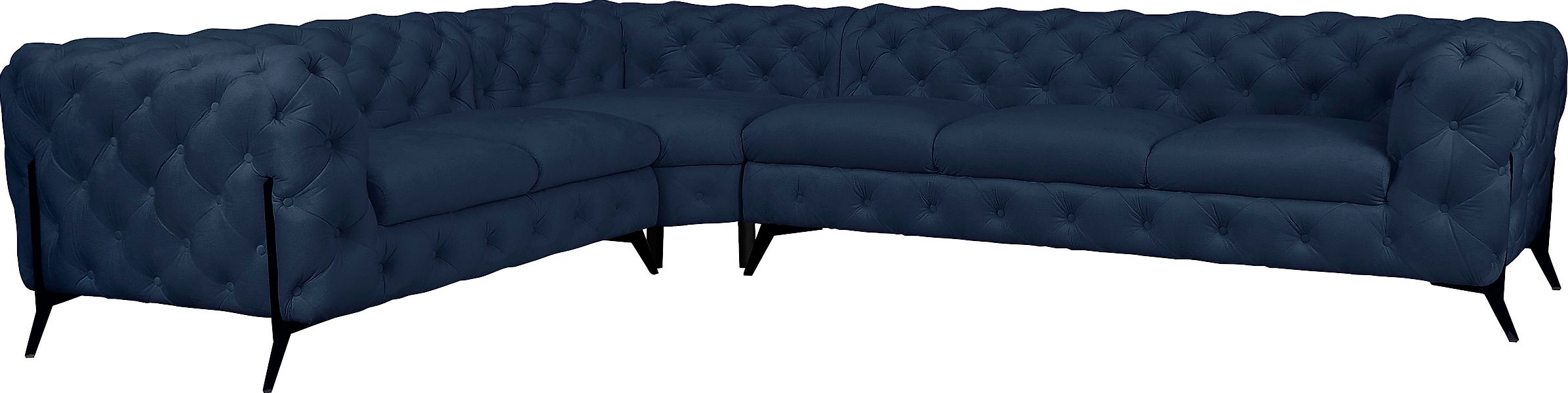 Home affaire Chesterfield-Sofa »Amaury L-Form« großes Ecksofa, Chesterfield günstig online kaufen