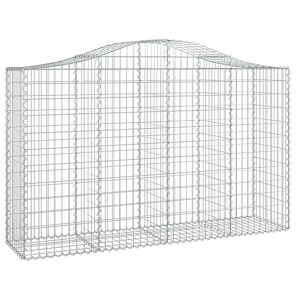 Vidaxl Gabionen Mit Hochbogen 10stk. 200x50x120/140cm Verzinktes Eisen günstig online kaufen