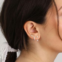 LuxusKollektion Schmuckset Ohrringe Silber 925 14K günstig online kaufen