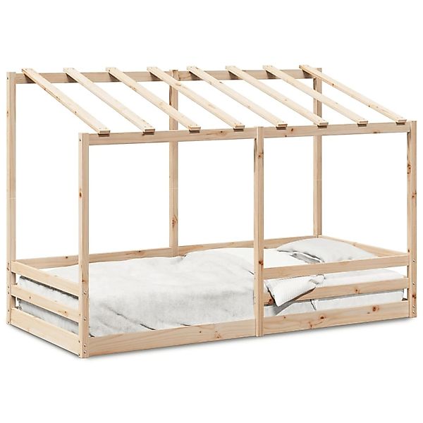 vidaXL Kinderbett mit Dach 100x200 cm Massivholz Kiefer2012828 günstig online kaufen