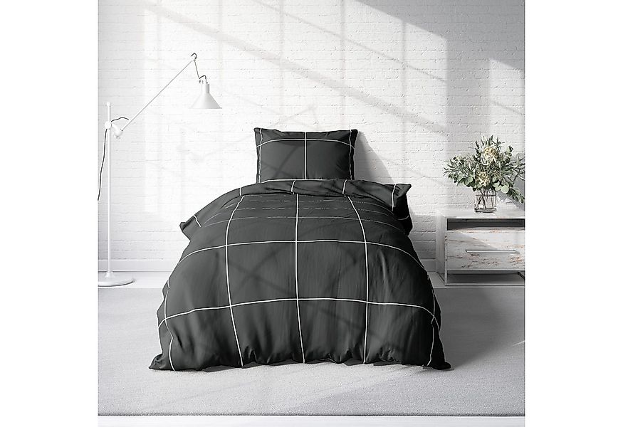 One Home Bettwäsche Winter, Flanell, 4 teilig, modern kariert, kuschelig fl günstig online kaufen