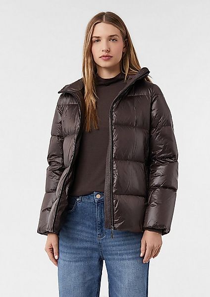 comma Winterjacke Outdoor-Jacke Schimmernde Daunenjacke mit Stehkragen günstig online kaufen