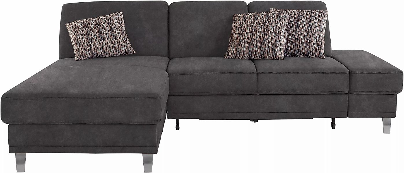 sit&more Ecksofa »Clio L-Form«, wahlweise mit Bettfunktion oder Vorziehsitz günstig online kaufen