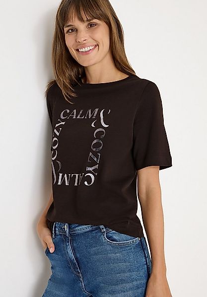 CECIL Rundhalsshirt mit Frontprint, kurzarm günstig online kaufen