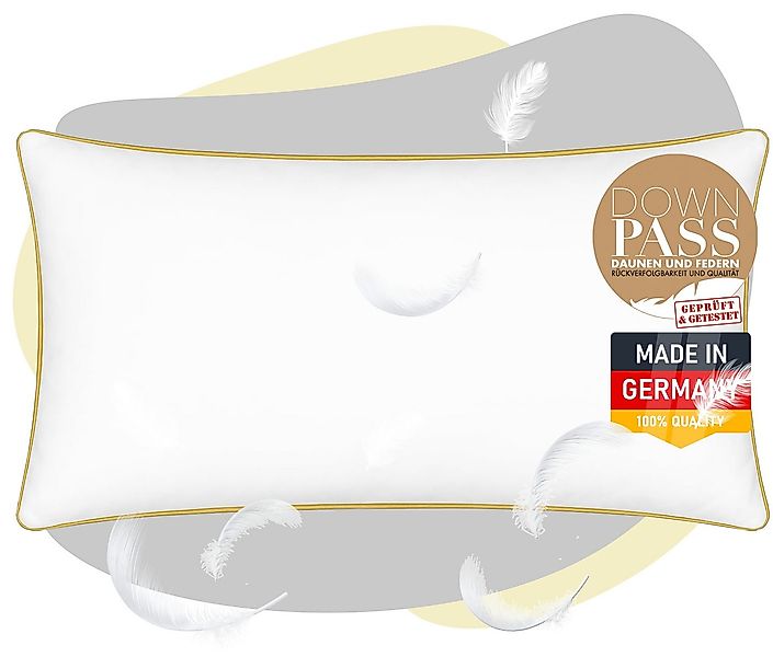 EVAN BROWNS Federkopfkissen Kopfkissen 80x80 cm, 40x80 cm, 100% weisse Fede günstig online kaufen