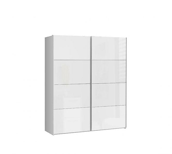Schwebetürenschrank ca. 170 cm breit Starlet Plus von Forte Weiss Hgl günstig online kaufen
