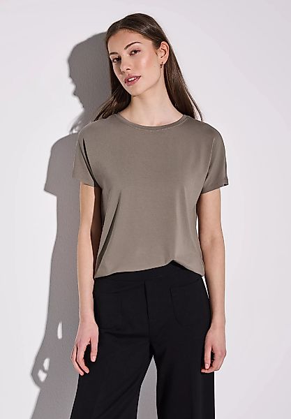 STREET ONE T-Shirt, aus strecthigem Viskosematerial günstig online kaufen