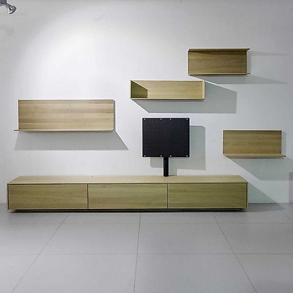 Team 7 Anbauschrank Wohnwand Filigno Eiche Weißöl günstig online kaufen