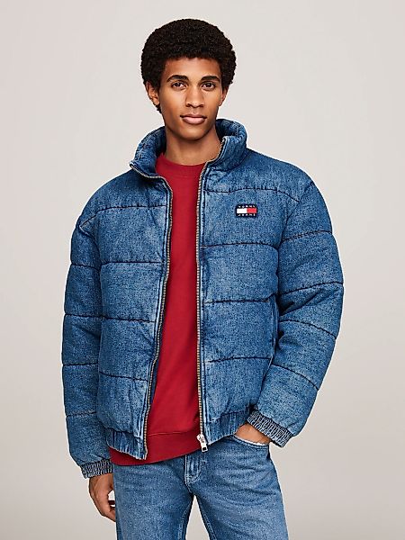 Tommy Jeans Steppjacke "DENIM PUFFER JKT DH6051", mit bestickten Markenlogo günstig online kaufen