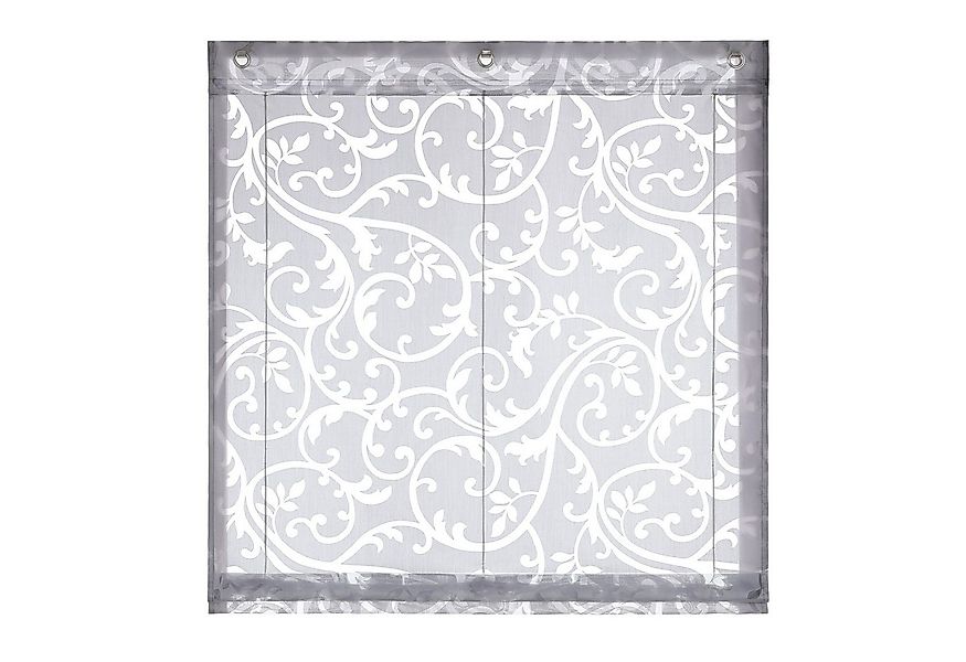 Joyswahl Raffrollo, mit Hakenaufhängung, Voile Ausbrenner, mit Reben günstig online kaufen