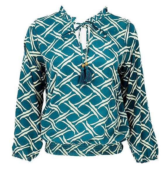 Guru-Shop Longbluse Schlupfpbluse Boho chic, luftige Langarmbluse -.. alter günstig online kaufen