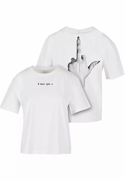 Miss Tee Kurzarmshirt "Miss Tee Damen I Dont Give A F Tee", (1 tlg.) günstig online kaufen