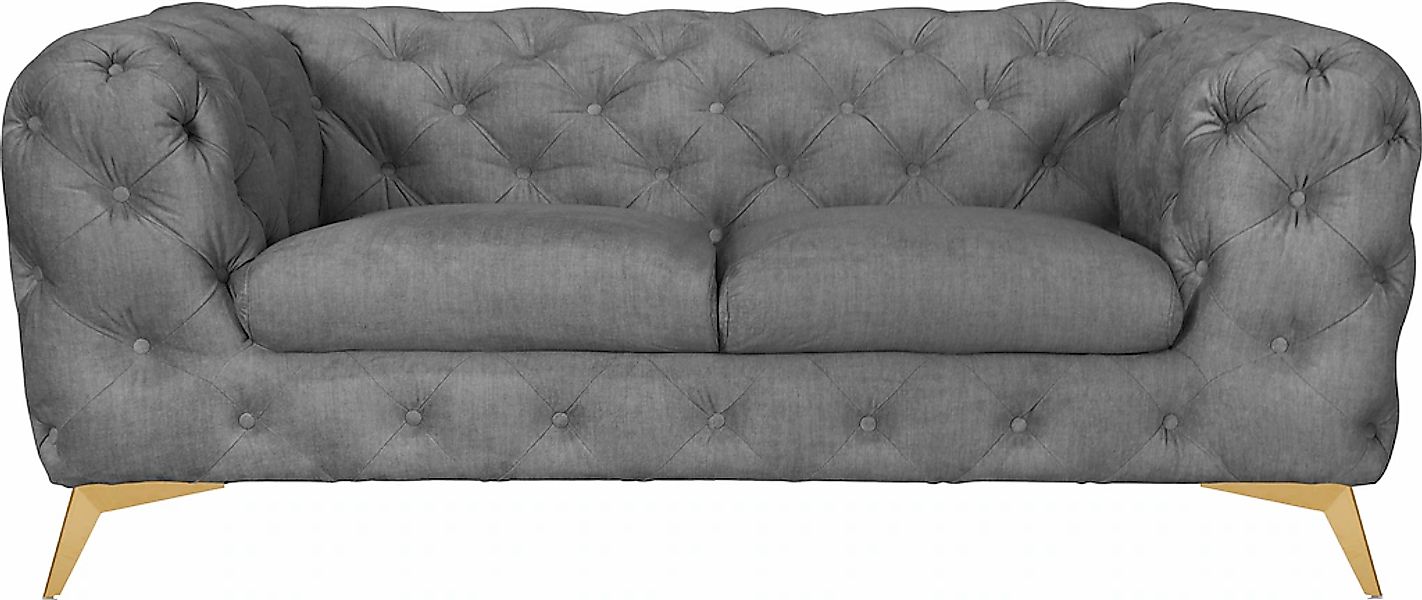 Home affaire Chesterfield-Sofa "Glynis" aufwändige Knopfheftung, moderne Ch günstig online kaufen