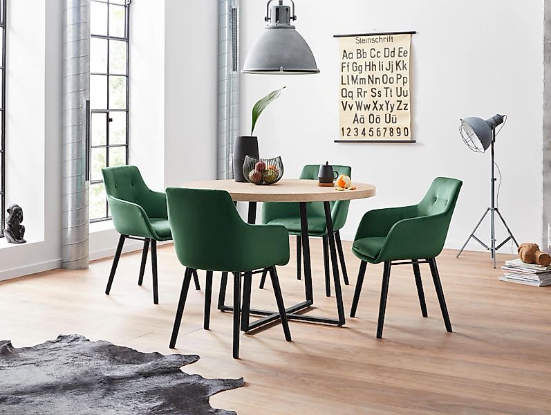 Home affaire Essgruppe 5 Stk. tlg. mit 4 Stühle günstig online kaufen