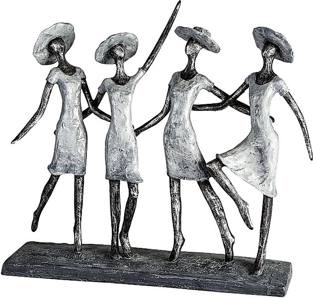 Casablanca by Gilde Dekofigur Skulptur 4 Ladys, antik silber (1 St), Dekoob günstig online kaufen