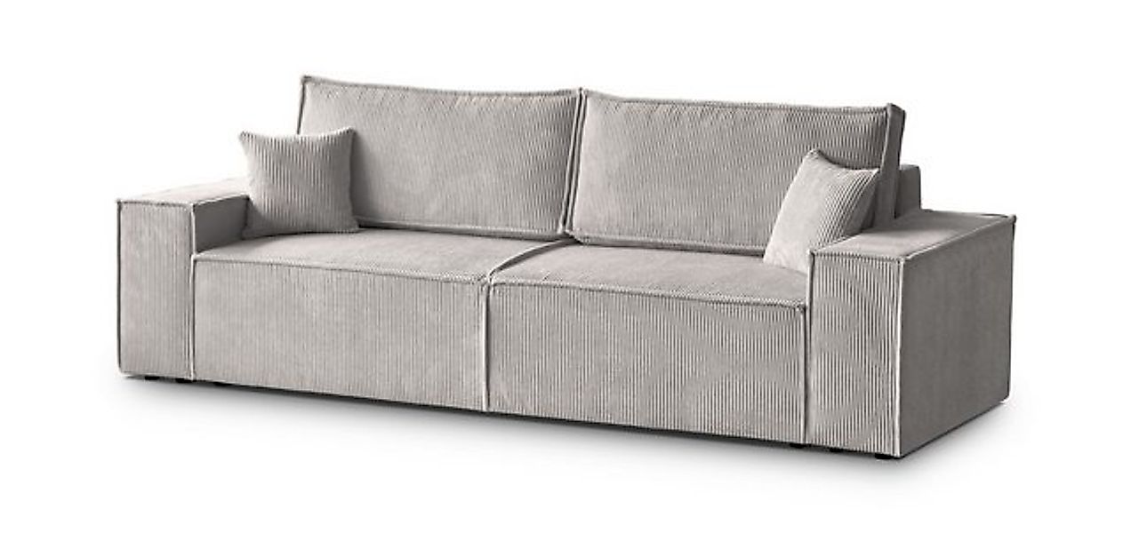 Beautysofa Schlafsofa mit Schlaffunktion und Bettkasten PRADA, modischer Co günstig online kaufen