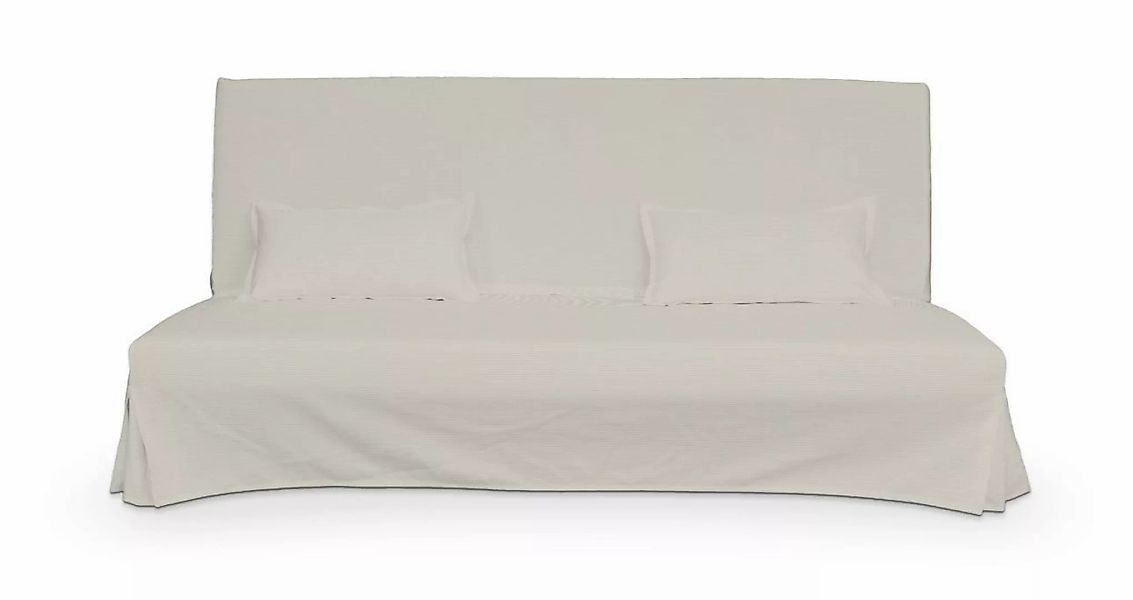 Bezug für Beddinge Sofa, lang mit zwei Kissenhüllen, hellgrau , Bezug für B günstig online kaufen