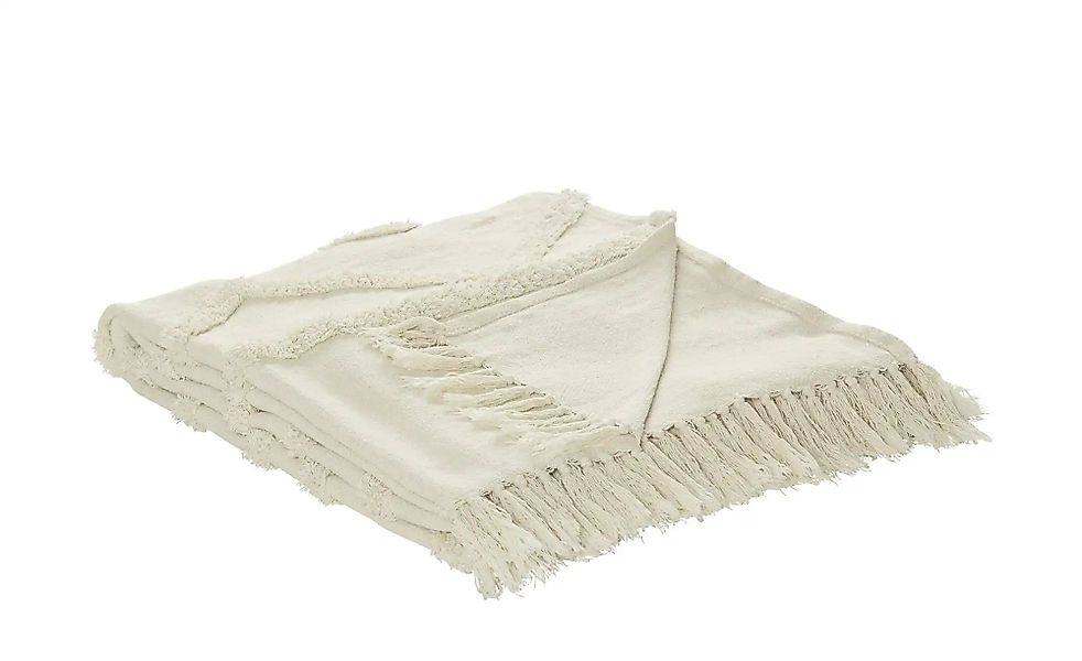 como superior Tagesdecke  ZickZack ¦ beige ¦ 100% Baumwolle ¦ Maße (cm): B: günstig online kaufen