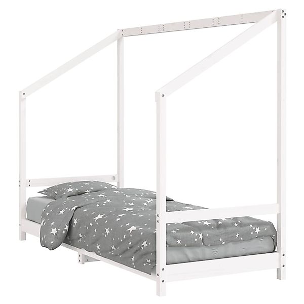 vidaXL Kinderbett Weiß 80x200 cm Massivholz Kiefer 835701 günstig online kaufen