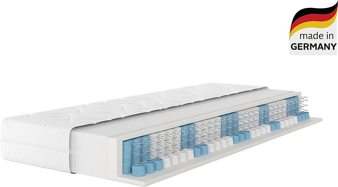 Älgdröm Taschenfederkernmatratze "Kirkja 7-Zonen Matratze 90x200 cm, 140x20 günstig online kaufen