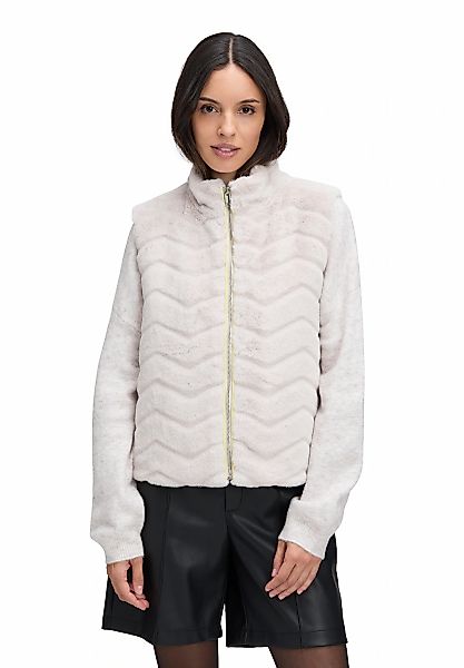 Cartoon Plüschweste "Damen mit hohem Kragen" günstig online kaufen