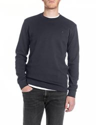 Replay Longsleeve Regular Fit, Rundhalsform günstig online kaufen